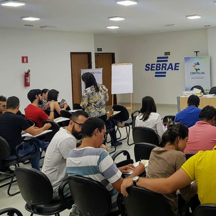 Workshop de modelo de negócio realizado pela FAPESQ e SEBRAE/PB